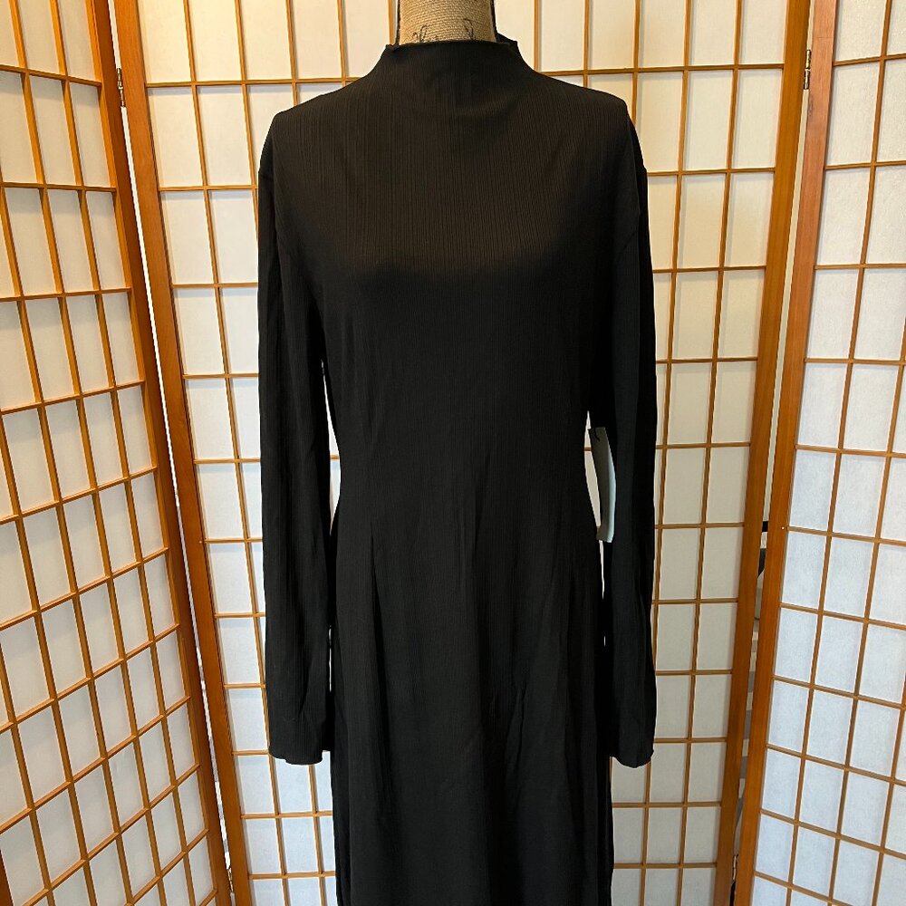 NWT - KOTN Women's Textured Maxi Dress in Noir